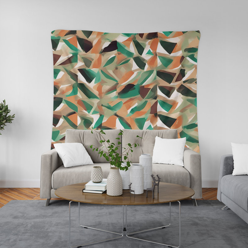 Tapisserie murale, H 80 po x l 68 po