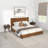 Genka Mid Century Modern Velvet Upholstered Platform Bed-87424998-101185471