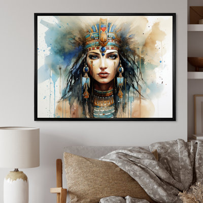 Or et bleu, pharaon égyptien, beauté V - Égypte, art mural