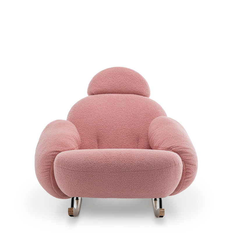Juliette Deshanay Rocking Chair, Pink Teddy