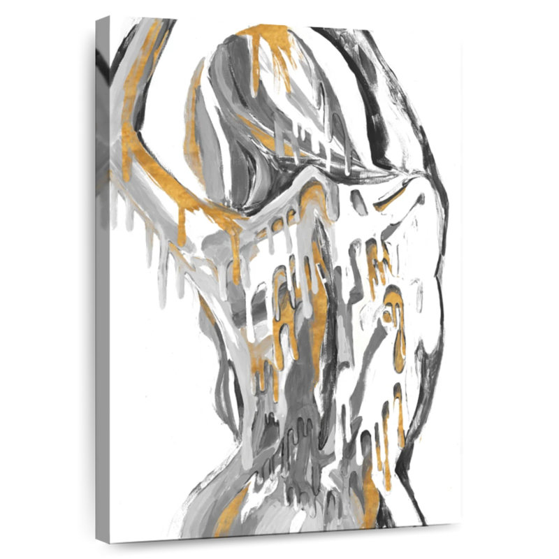 Leisha Golden Woman, 39" H x 26" W