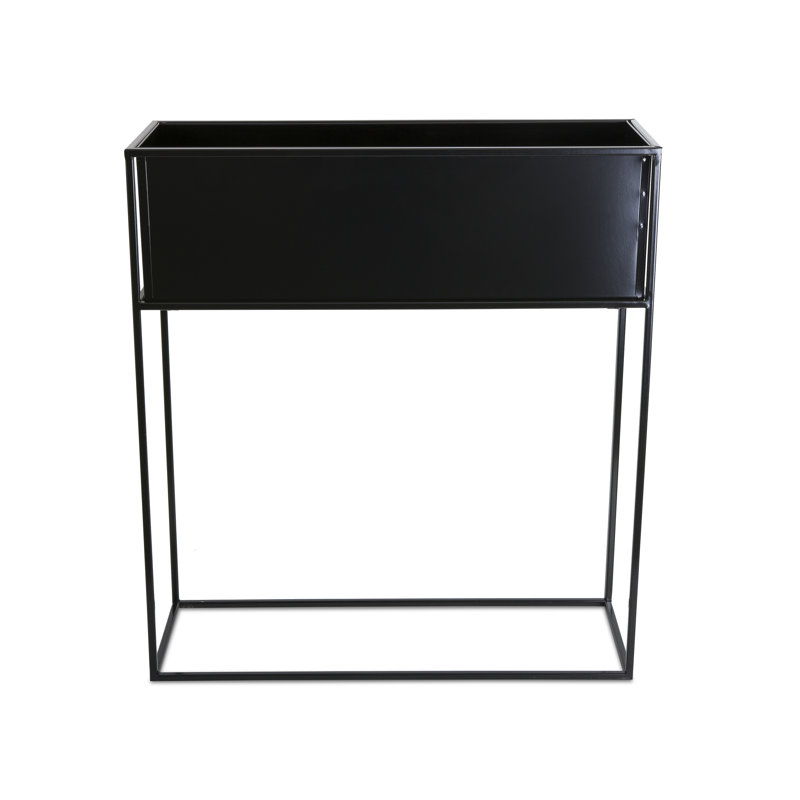 Woulk Metal Plant Stand, Black, 70cm H x 64cm W x 24cm D