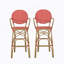 Tabourets de bar en aluminium à 4 pieds avec repose-pieds-1238104973