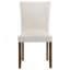 Ensemble de 2 chaises d'appoint rembourrées avec tissu luxueux et fabrication en bois d'hévéa durable pour plus de confort et de style-890593514