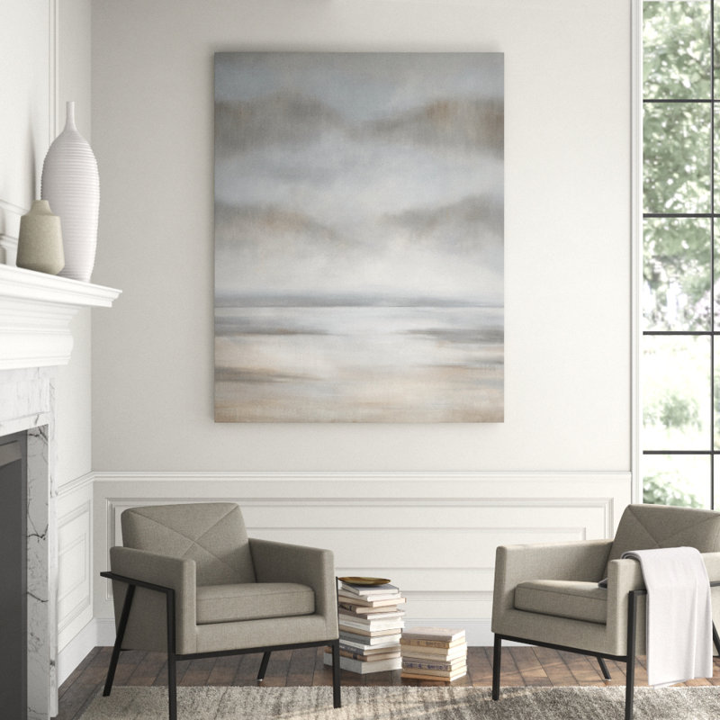 Pearly Sky I Giclee Wall Art Décor By Barclay Butera Print by Barclay Butera, Image Brush Gel, 38" H x 30" W