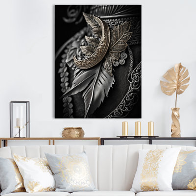 " Vintage Silver and Gold Boho Accessories III " Color Photography Print