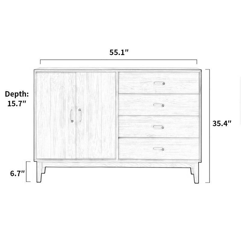 Buffet moderne simple