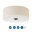 Plafonnier encastré 1 lumière Armindo-1127651743