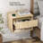 Drawer Wall-Mounted Nightstand With Open Cubby-1391421399-1391421398