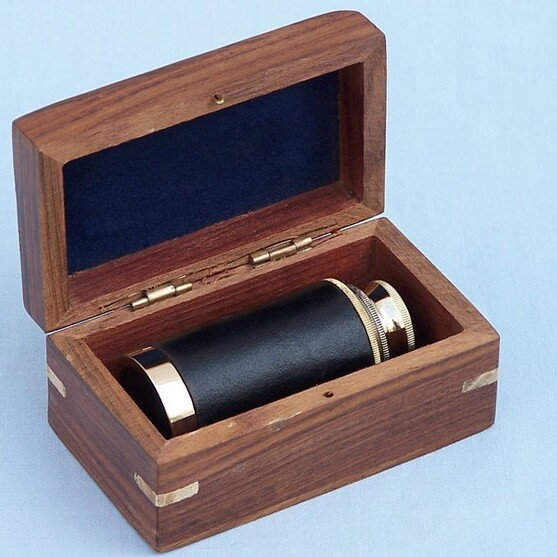 Spyglass de tubes optiques en cuir Callahan