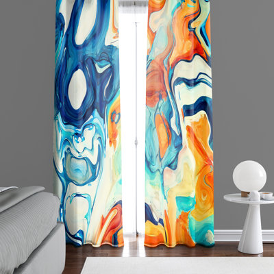 Annaleia Semi Sheer Curtain Panel Pair