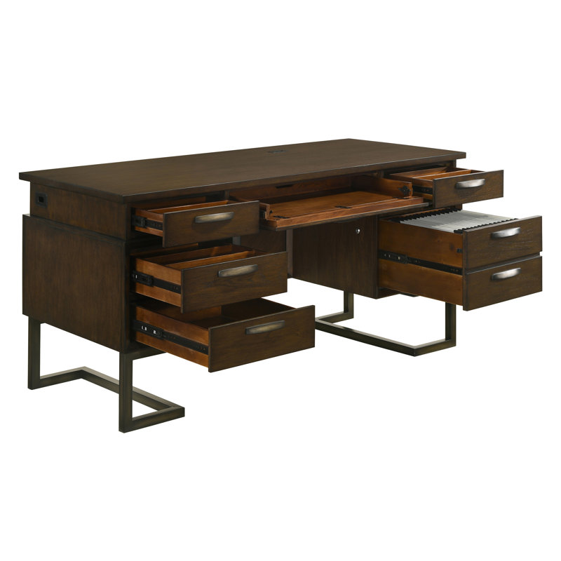 Pensford Metal Base Executive Desk