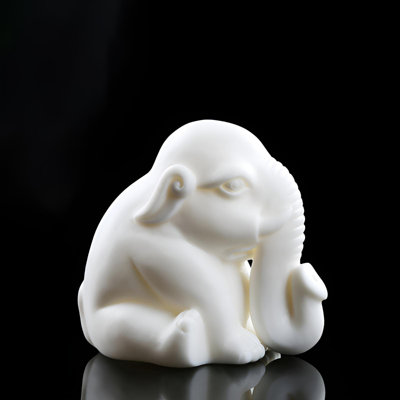 Majestic Ceramic Elephant For Fortune
