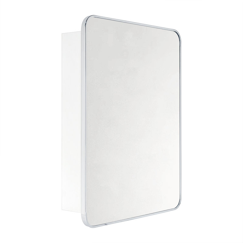 Armoire à pharmacie encastrée ou à fixation en surface avec tablettes réglables Garnes, H 30 po x l 24 po x P 4,84 po