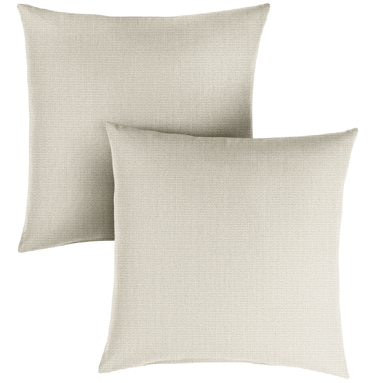 Ashish Outdoor Sunbrella Rectangular Pillow Cover & Insert, Square 24", Ivory