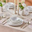 Bone China Dinnerware Set 24 Piece - Service for 6
