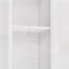 Armoire étroite en métal à 5 niveaux avec 2 portes et tablettes réglables, armoire autoportante pour économiser de l'espace dans la cuisine-1347747566
