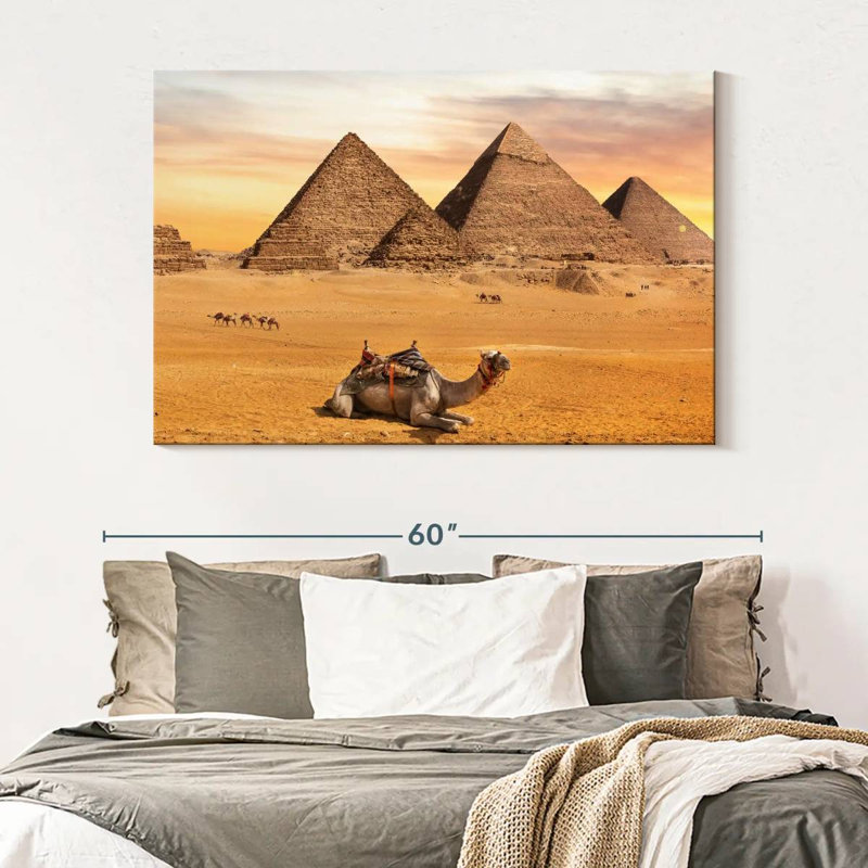 Adella Great Giza Pyramids, 34" H x 51" W
