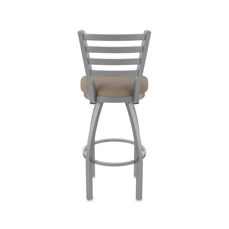 Tabouret pivotant Jackie, Inoxydable, Vinyle - naturel Canter, Tabouret de bar (siège d'une hauteur de 30 po)