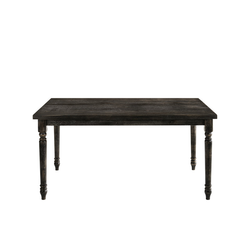 Table de salle à manger moderne gris - 29,99 po Hauteur pour plus de commodité avec tablier droit sophistiqué et pratique