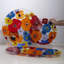 Assiette florale fusionnée - vive-98845301