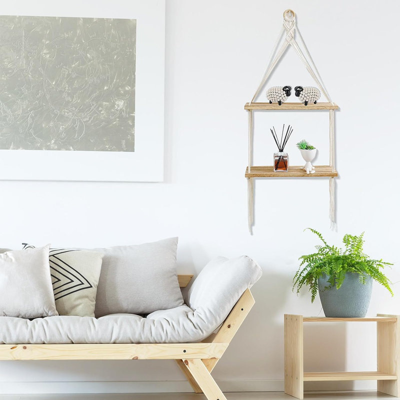 Jorden 2 Piece Triangle Tiered Shelf
