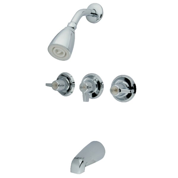 Kingston Brass Tub and Shower Faucet with Diverter | Wayfair