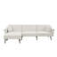 Canapé modulaire inclinable de 110,2 po Korrine-111087445