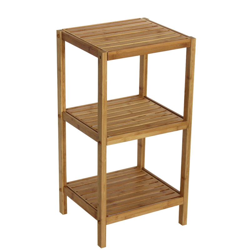Nicieza Solid Wood Bathroom Shelves, Natural