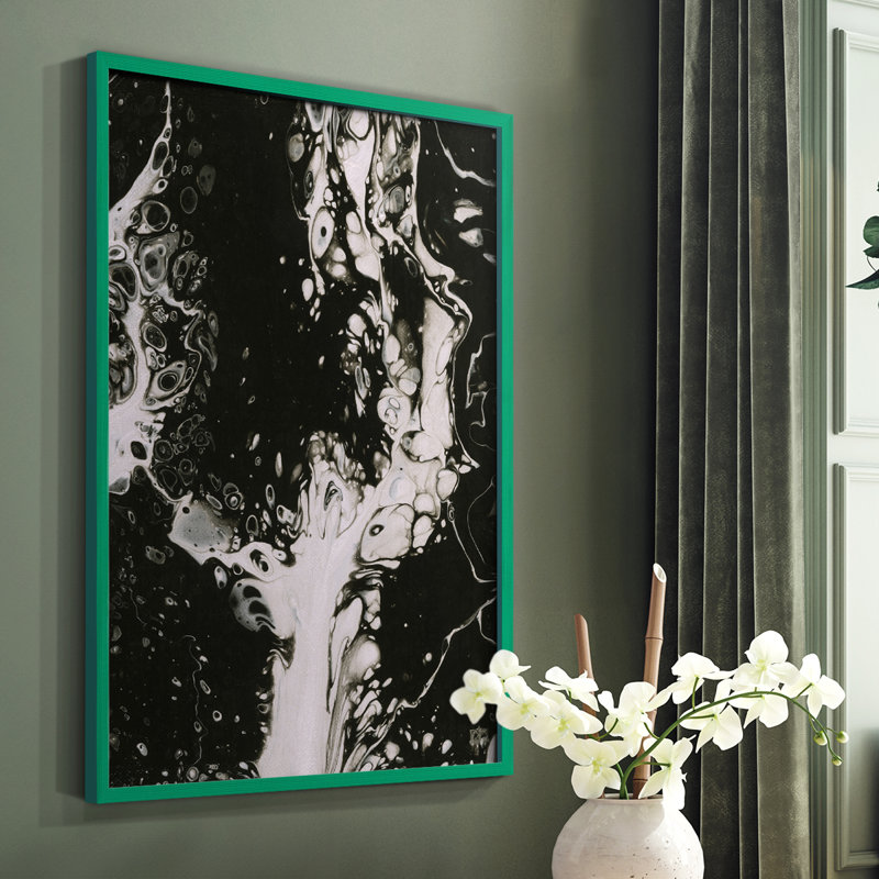C37 Framed Print - Solid Wood, Green, 10" H x 8" W