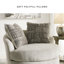 Chaise pivotante en polyester de 45 po de largeur North Andover-2007379679