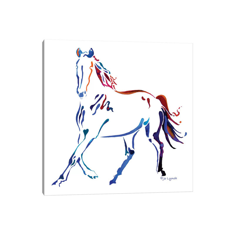 Horse Many Colors III 1 Piece Wrapped Canvas Wall Art, 66.04cm H x 66.04cm W