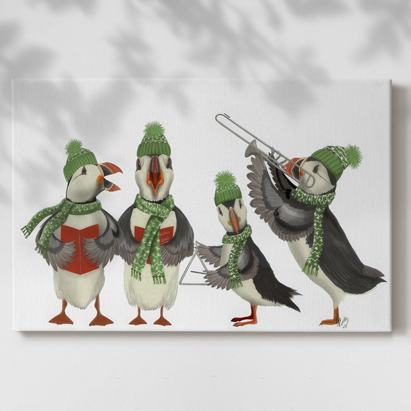 Art de vacances de Noël III - Toile tendue avec châssis-X, H 8 po x l 12 po