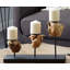 Candélabre de table en bois 12 po
