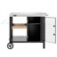 Chariot-grill d'extérieur avec rangement Royal Gourmet, noir
