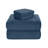 Soloft Plush Blue Micro Plush 4-Piece King Sheet Set-1386765637-1392453822