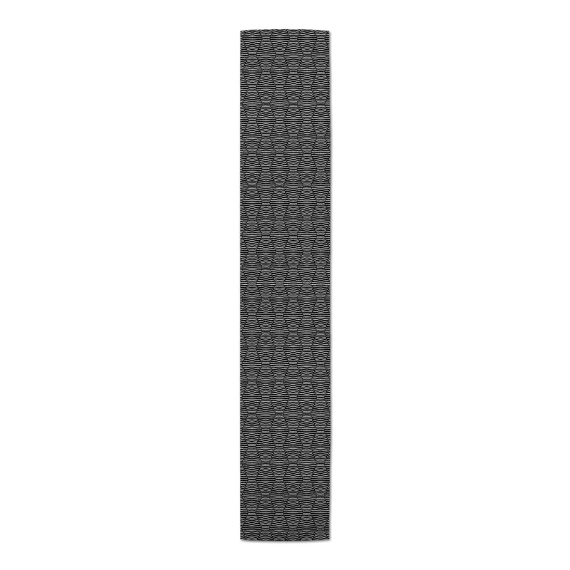 Chemin de table Forada, 72 po x 16 po, Noir