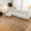 Canapé modulaire moderne 4 places en chenille Compression Cozy