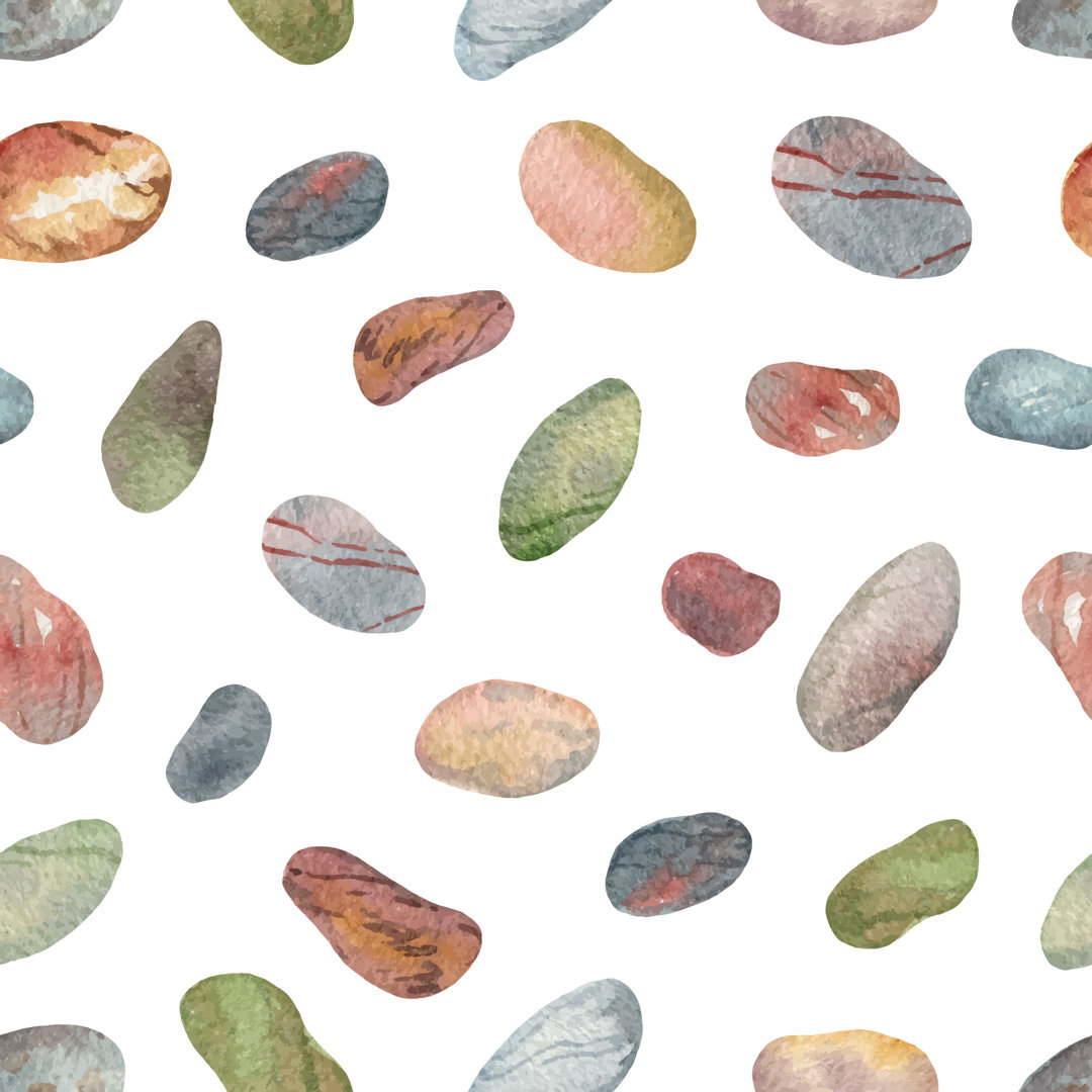 Watercolor Vector Seamless Pattern by ElenaMedvedeva - Drucken