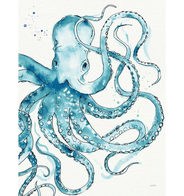 Art sur toile tendue Astoria Grand Tavoletti, Anne, bleu sarcelle profond