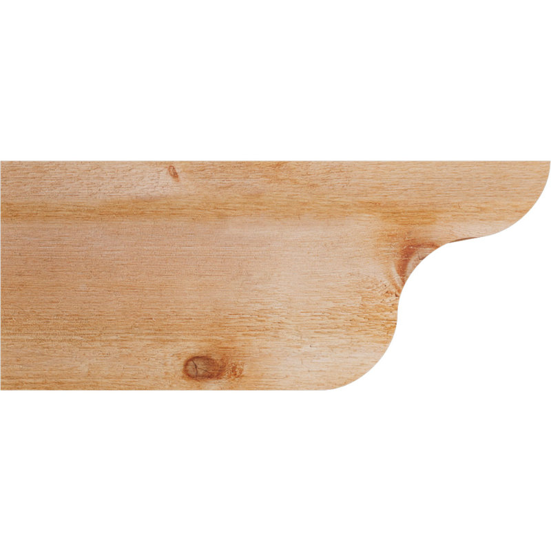 Queue de chevron Carmel, Cèdre rouge de l'Ouest, 10"H x 4"W x 24"L