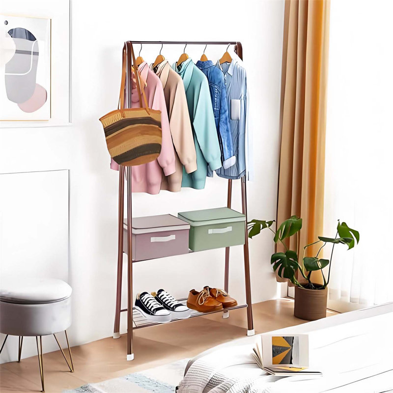 Bonville 60cm Clothing Rack, Brown