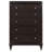 Montel 5-drawer Bedroom Chest Brown