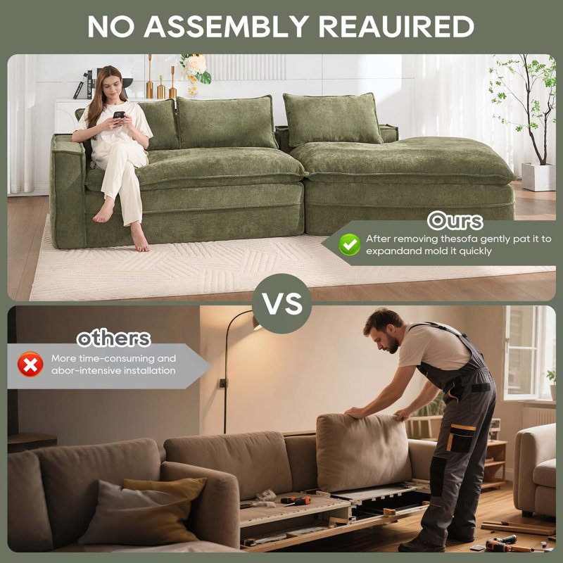 Canapé modulaire Modern, Vert