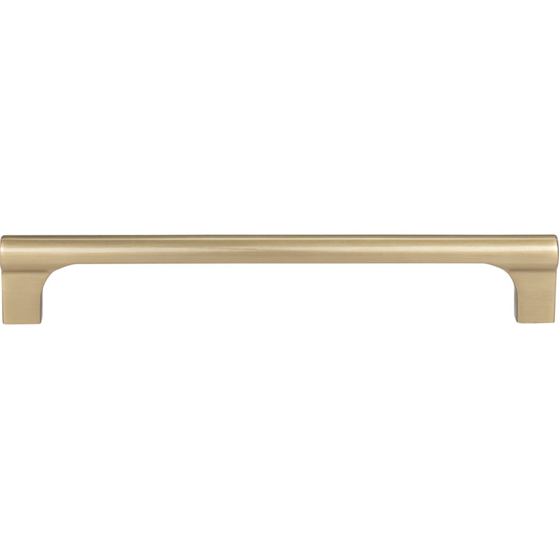 Whittier 8 13/16" Center to Center Bar Pull, Warm Brass, 6 5/16"