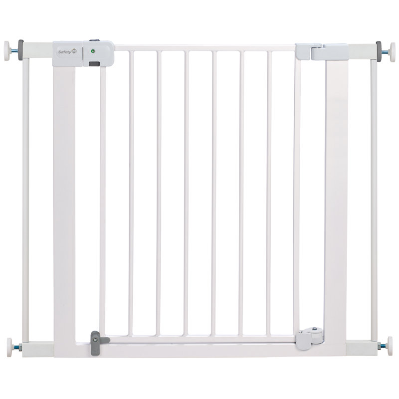 Barrière de sécurité à fermeture automatique facile à installer, Blanc