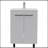 White 2 Piece Bathroom Set