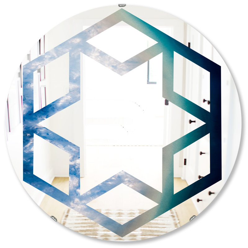 Miroir mural Agate, 31,5 po x 31,5 po