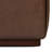 Jarmo Full-Grain Genuine Italian Leather Ottoman With Walnut Table-126057876