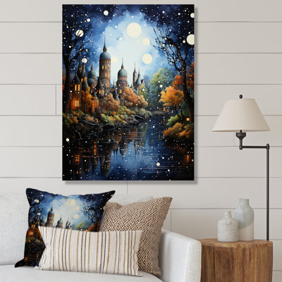Impression sur toile Blue Canal